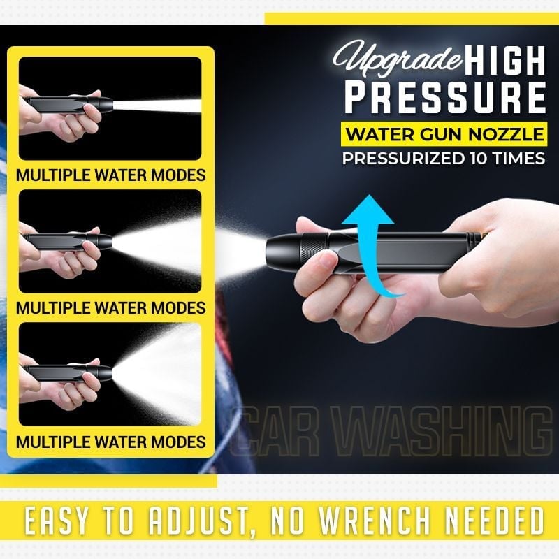 ⏳LAST DAY SALE ONLY 💲12.99!!🔥Home high-pressure car wash water gun, a must-have for watering plants and vegetables, and car washing.